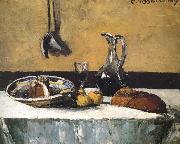 Camille Pissarro There is still life wine tank oil painting